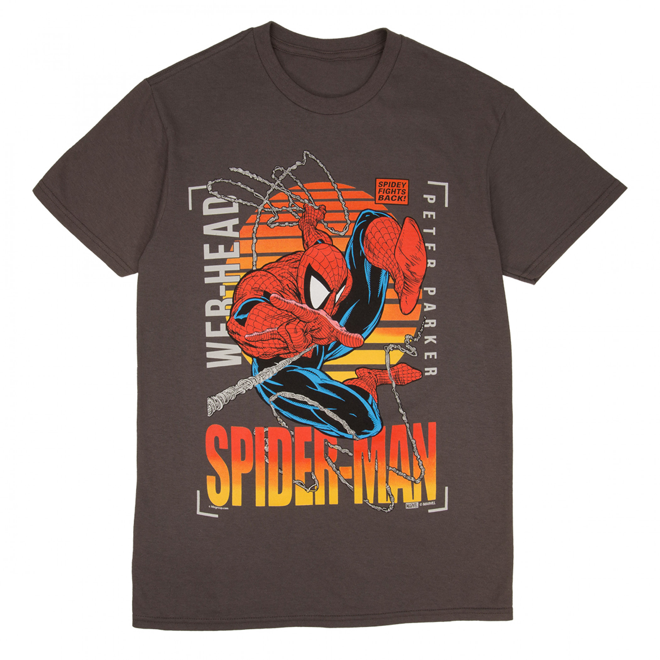 Spider-Man Outrun Sunset T-Shirt